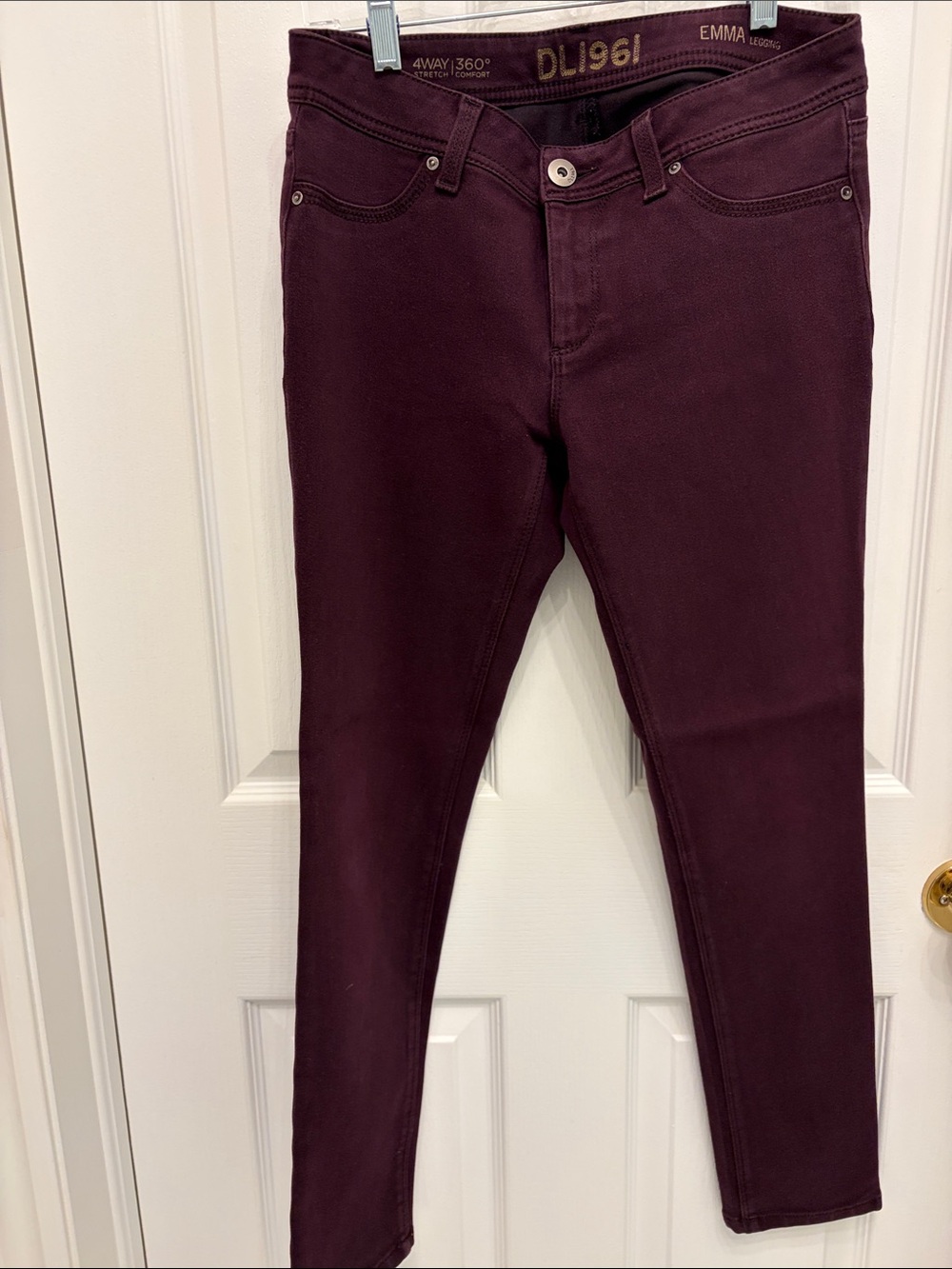 DL1961 Emma Skinny Jeans in Plum
